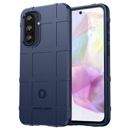 Samsung Galaxy A56 5G Case Rugged Grid Design - Blue
