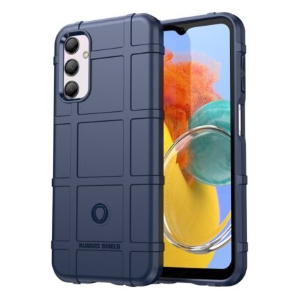Samsung Galaxy M14 5G Case Rugged Grid Design - Blue