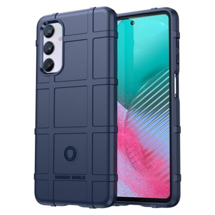 Samsung Galaxy M54 5G Case Rugged Grid Design - Blue