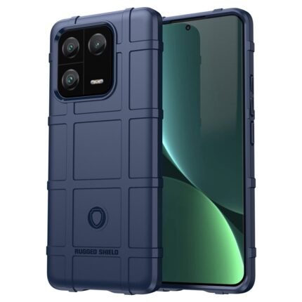 Xiaomi Redmi 13 Pro 5G Case Rugged Grid Design - Blue