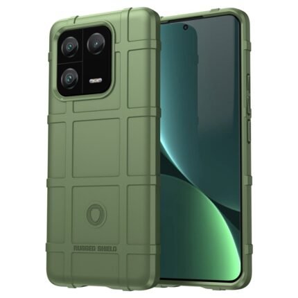 Xiaomi Redmi 13 Pro 5G Case Rugged Grid Design - Green
