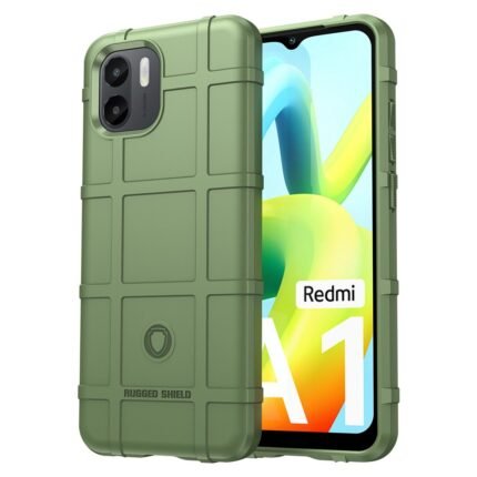 Xiaomi Redmi A1 4G Case Rugged Grid Design - Green