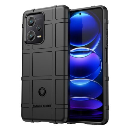 Xiaomi Redmi Note 12 Pro+ 5G Case Rugged Grid Design - Black