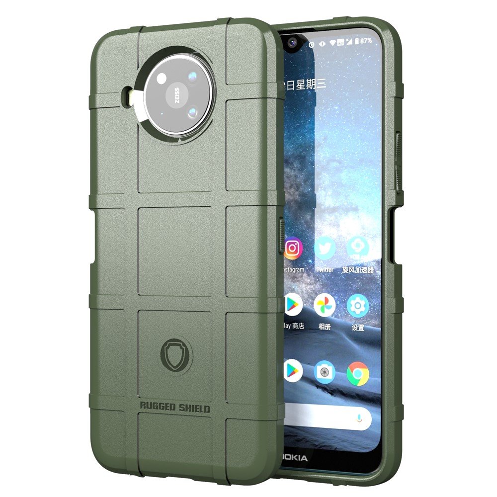 Nokia 8.3 5G rugged case green 01