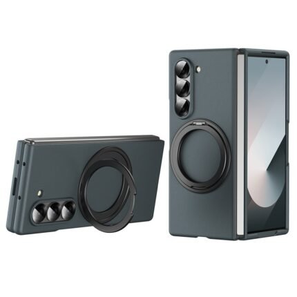 Samsung Galaxy Z Fold 5 5G Magnetic Ring Kickstand Case - Green