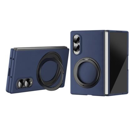 Samsung Galaxy Z Fold 8 Magnetic Ring Kickstand Case - Blue