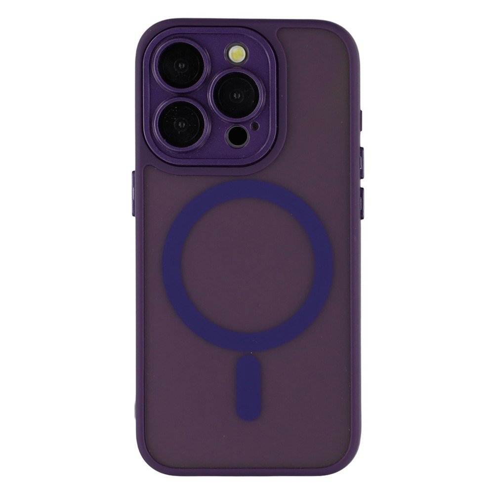 iPhone 13 Pro max Frosted Magnetic Case dark purple 01