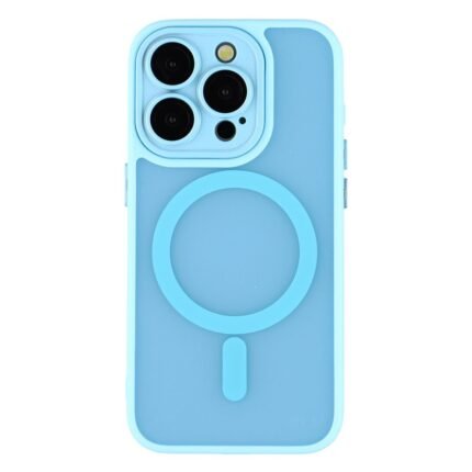 iPhone 13 Pro Frosted Magnetic Case - Sky Blue