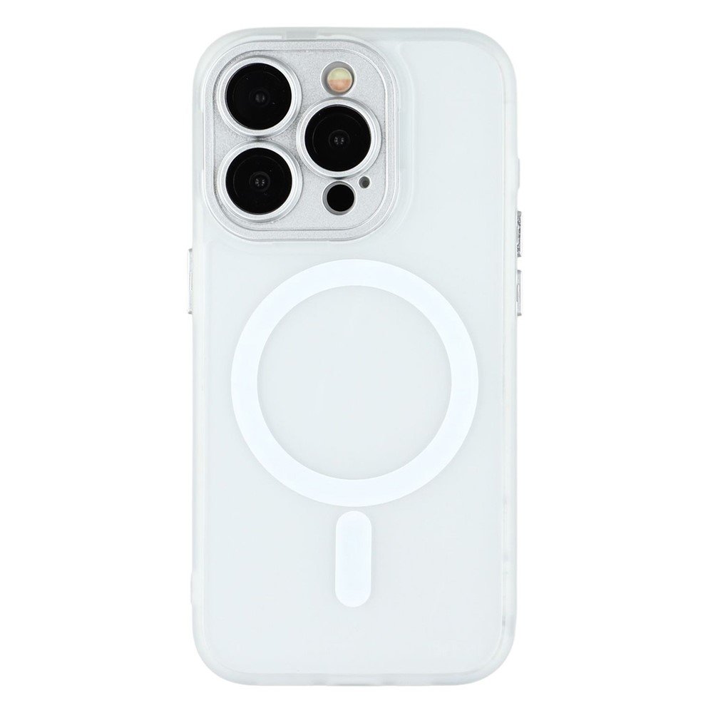 iPhone 13 pro Frosted Magnetic Case transparent white 01