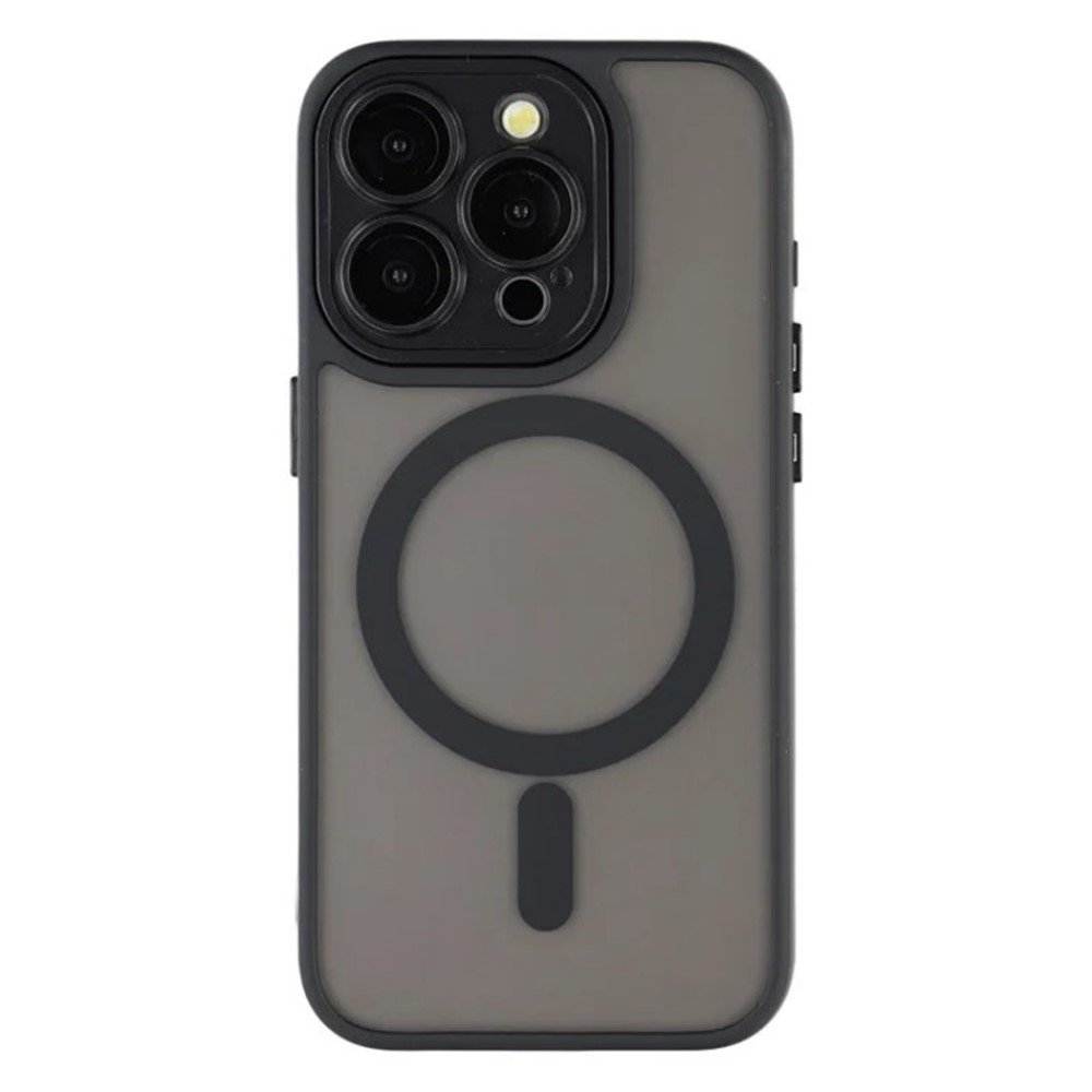 iPhone 14 pro max Frosted Magnetic Case black 01