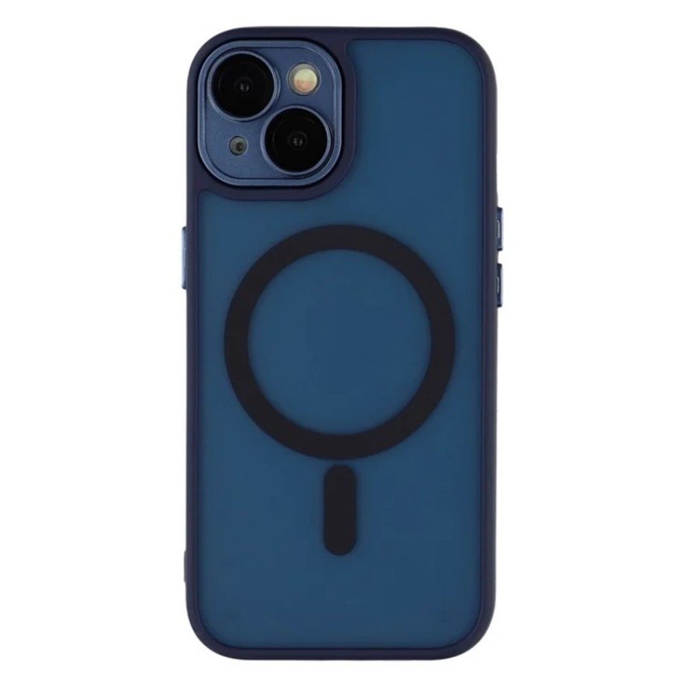 iPhone 15 Plus Frosted Magnetic Case sapphire 01