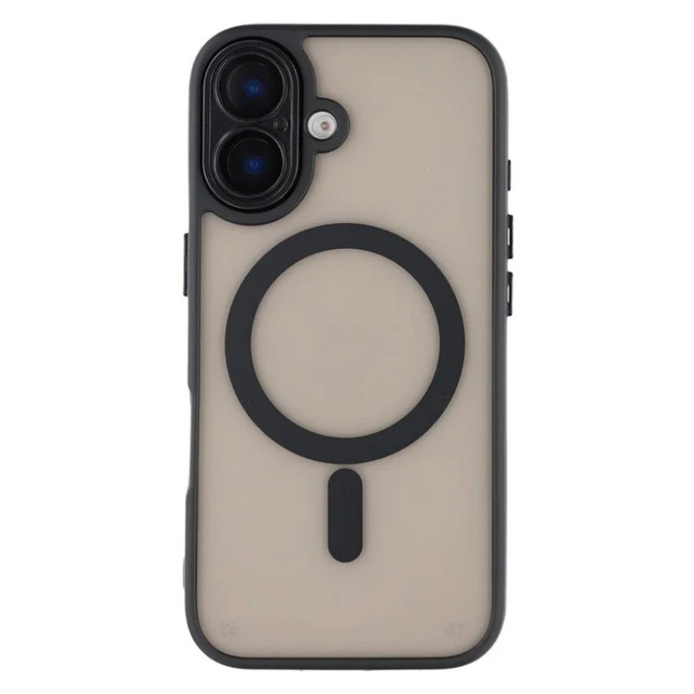 iPhone 16 Plus Frosted Magnetic Case black 01