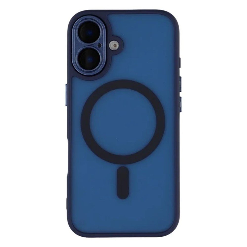 iPhone 16 Plus Frosted Magnetic Case sapphire 01