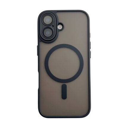iPhone 17 Frosted Magnetic Case - Black