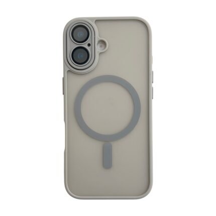 iPhone 17 Frosted Magnetic Case - Grey