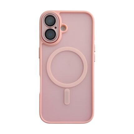 iPhone 17 Frosted Magnetic Case - Pink