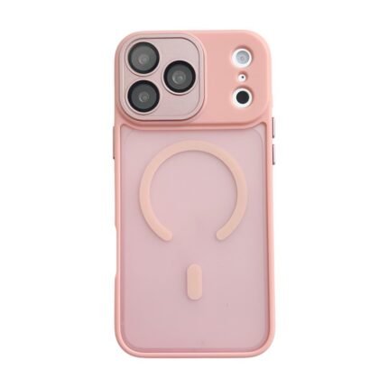 iPhone 17 Pro Frosted Magnetic Case - Pink