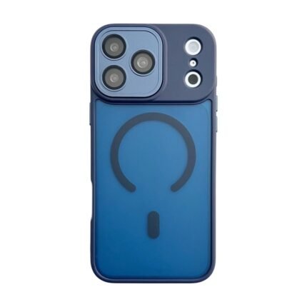 iPhone 17 Pro Frosted Magnetic Case - Sapphire