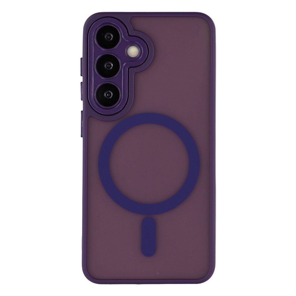 Samsung Galaxy S24+ frosted magnetic case dark purple 01