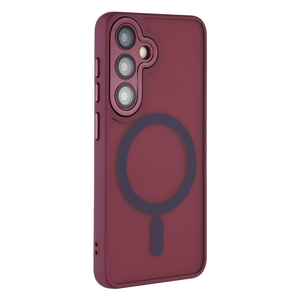 Samsung Galaxy S24+ frosted magnetic case red 03