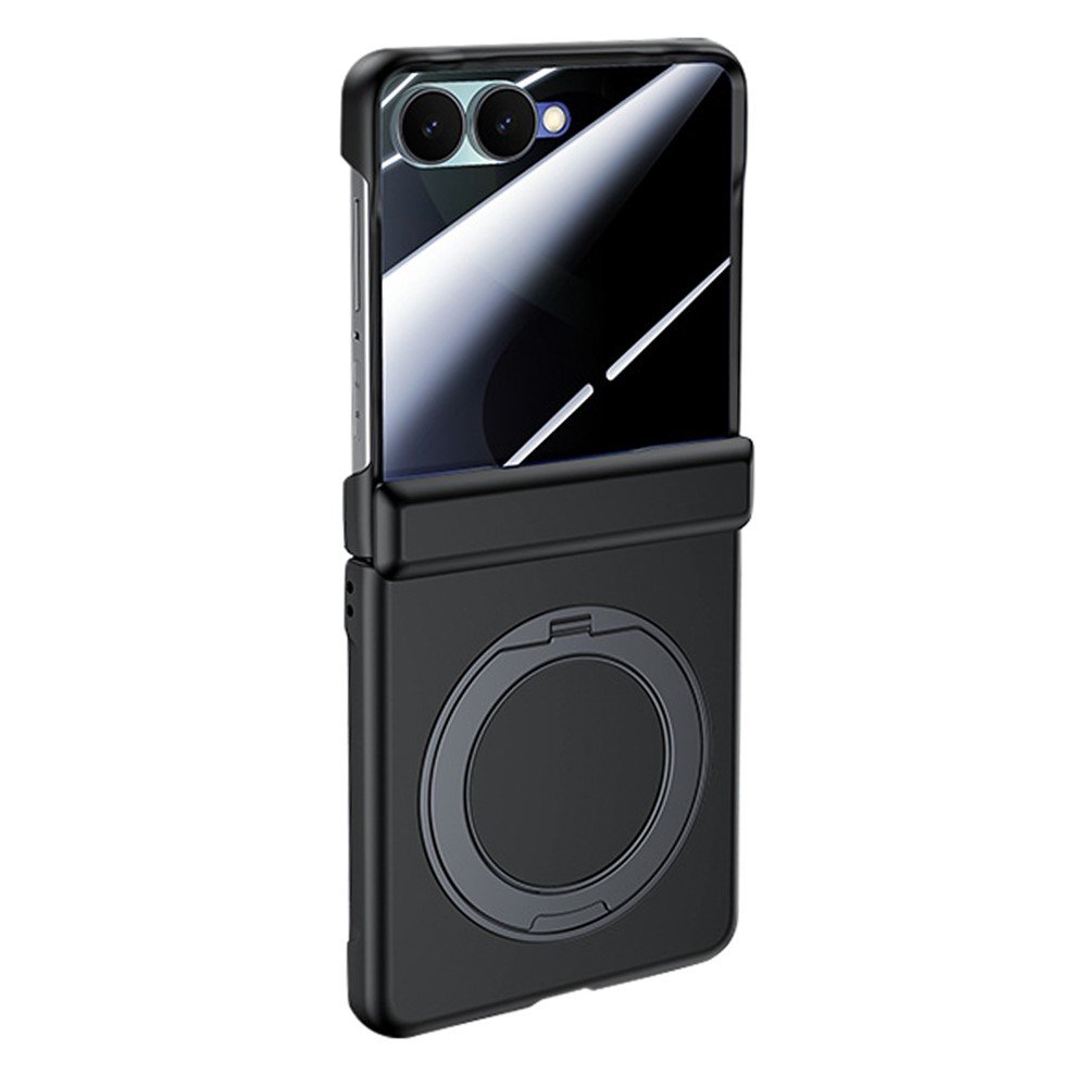 Samsung Galaxy Z Flip8 Case Magnetic Rotating Kickstand black 01