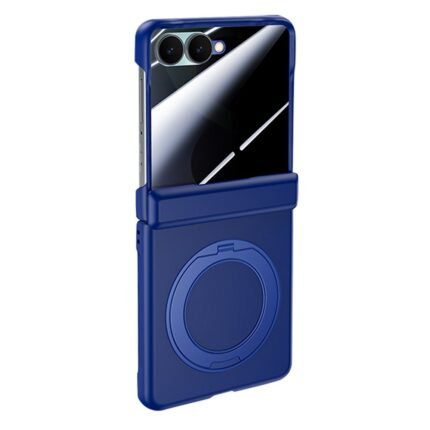 Samsung Galaxy Z Flip 8 Magnetic Rotating Kickstand Case - Blue