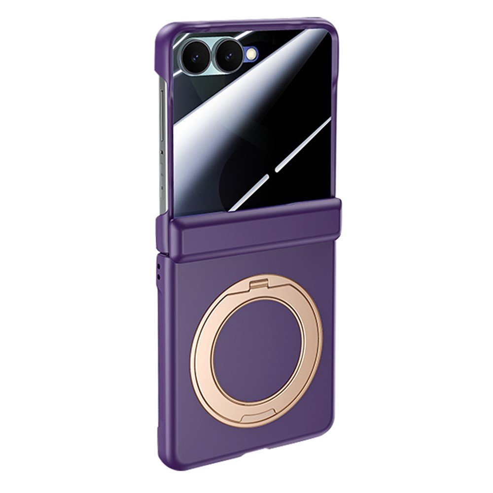 Samsung Galaxy Z Flip8 Case Magnetic Rotating Kickstand purple 01